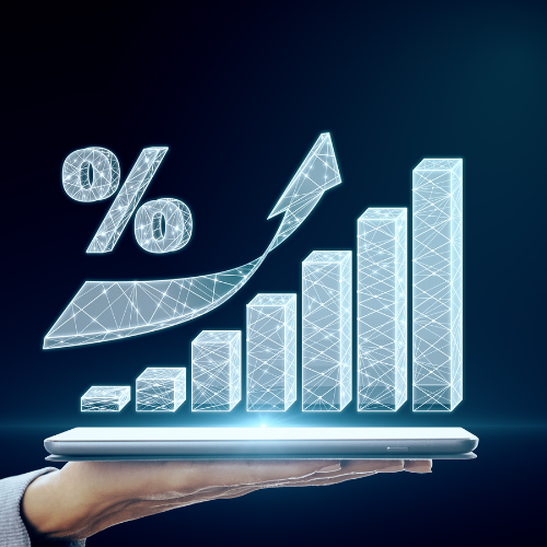 Graph of investments going up